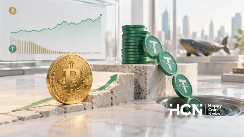 Объём USDT сократился почти на  млрд за пять дней. Что это значит для биткоина?